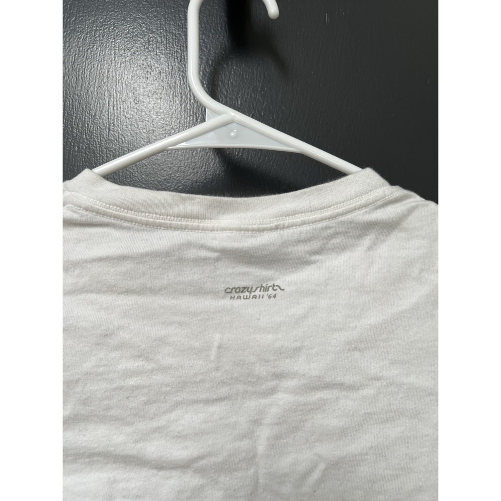 Crazy Shirts Hawaii LS T-Shirt White Margaritas San Diego 02 Sz S Womens - Picture 5 of 5
